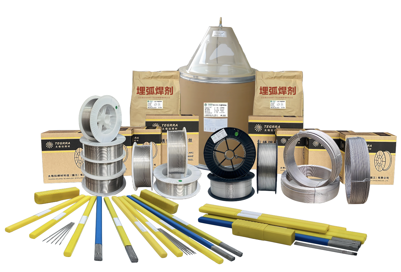 焊材产品组合展示